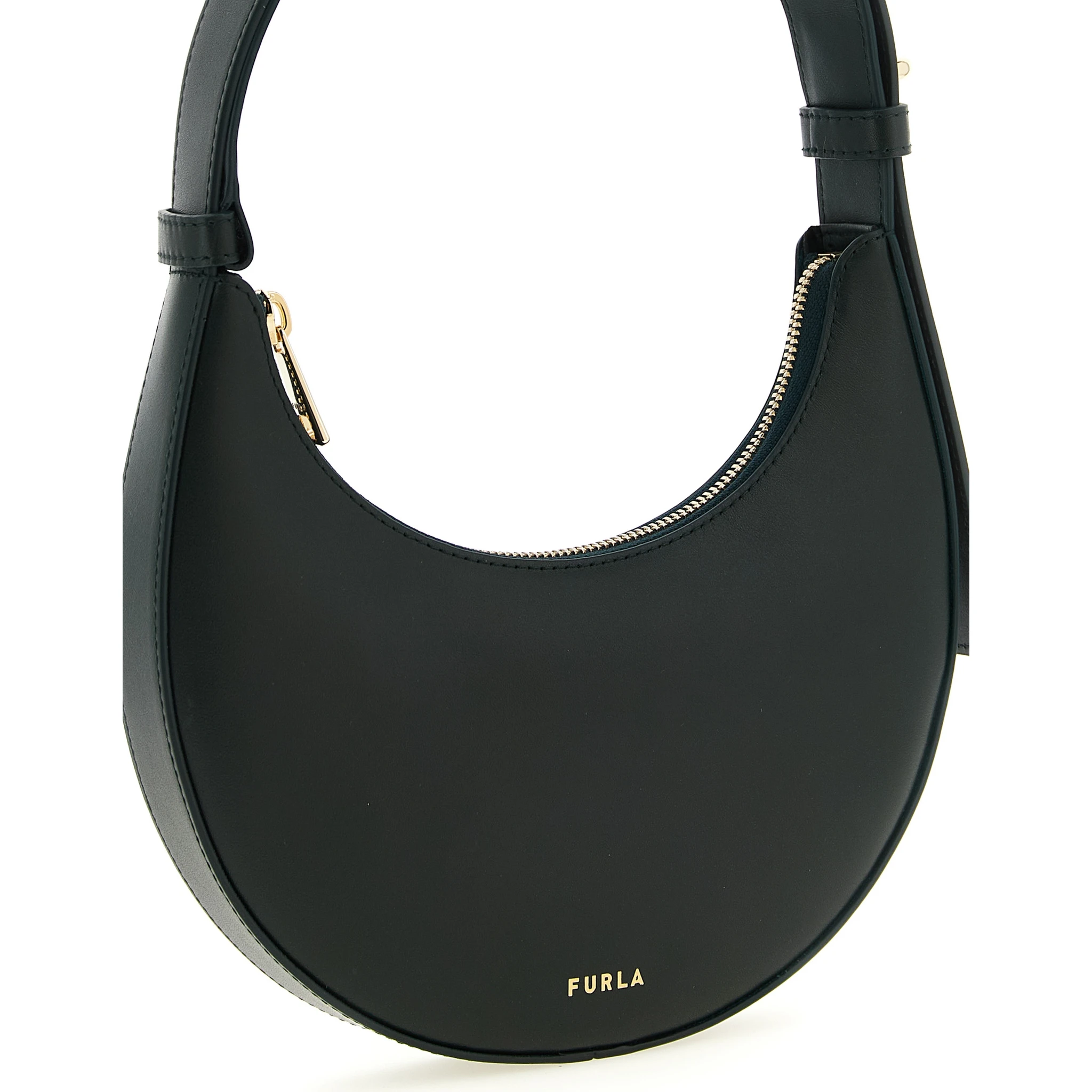 Bicolor Calfskin Shoulder Bag