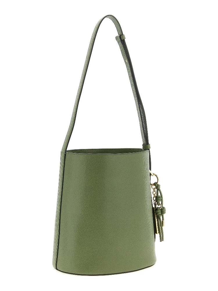 Bicolor Calfskin Shoulder Bag alternative