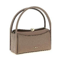 Gray Calfskin Handbag