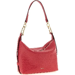 Fuchsia Calfskin Shoulder Bag