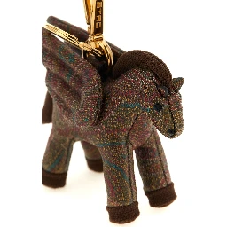 Brown Cotton Keychain