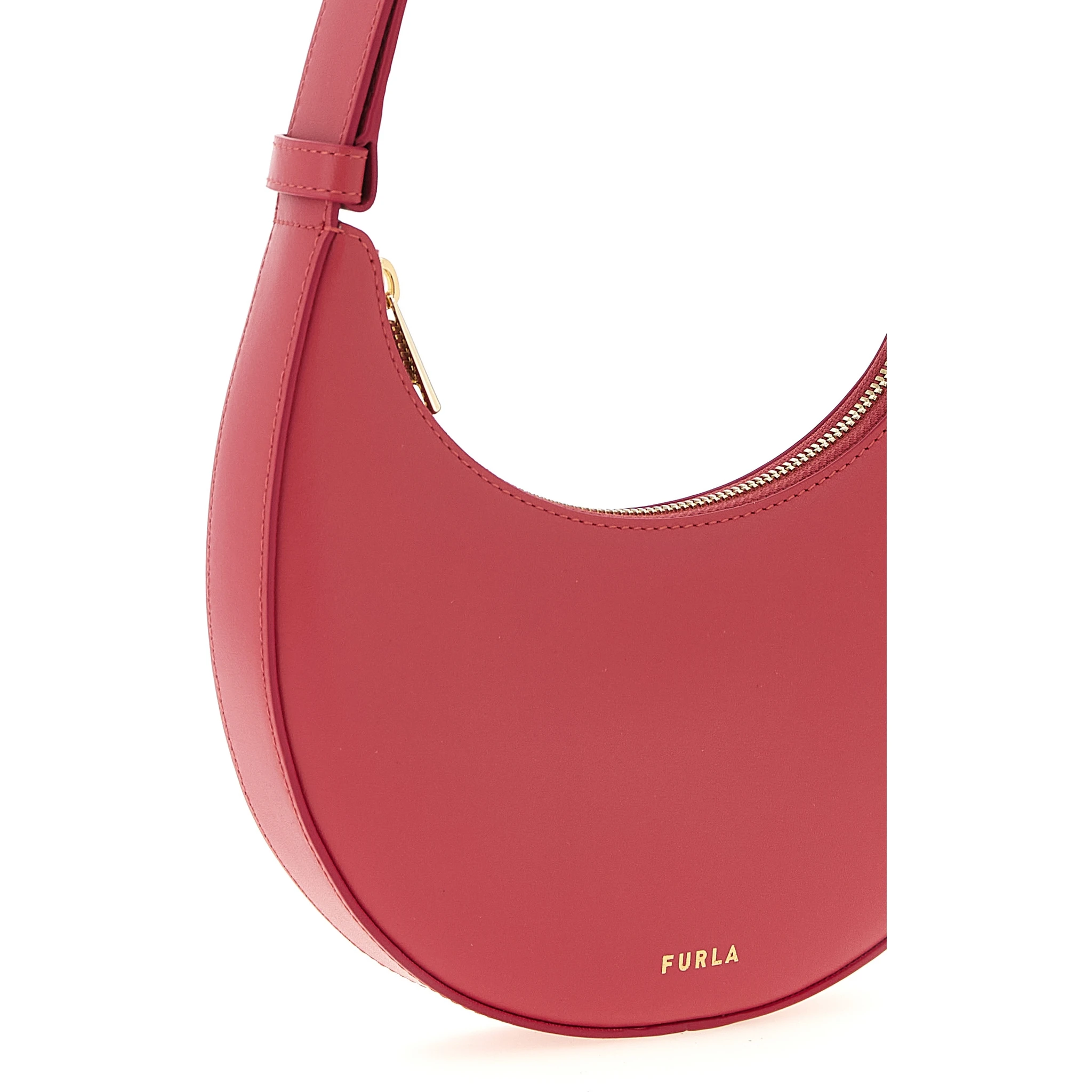 Fuchsia Calfskin Shoulder Bag