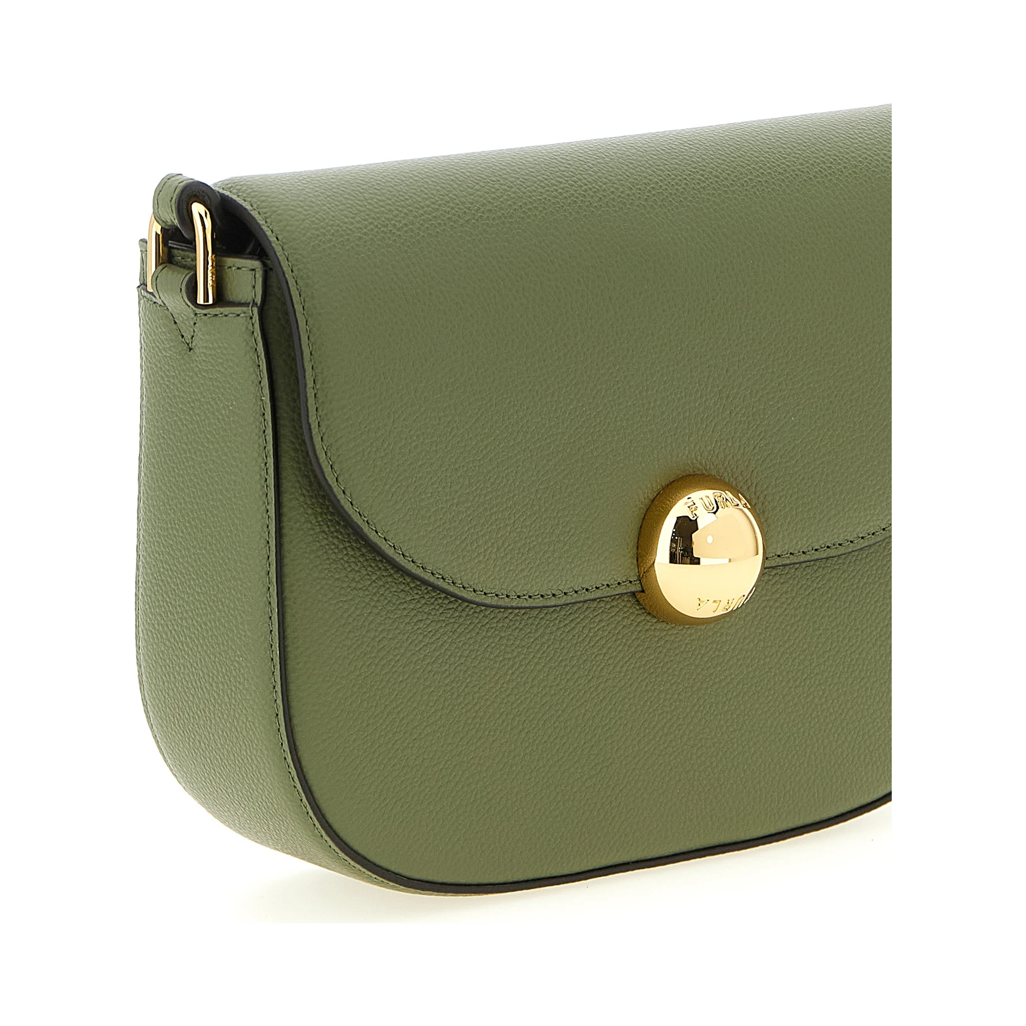 Bicolor Calfskin Crossbody Bag
