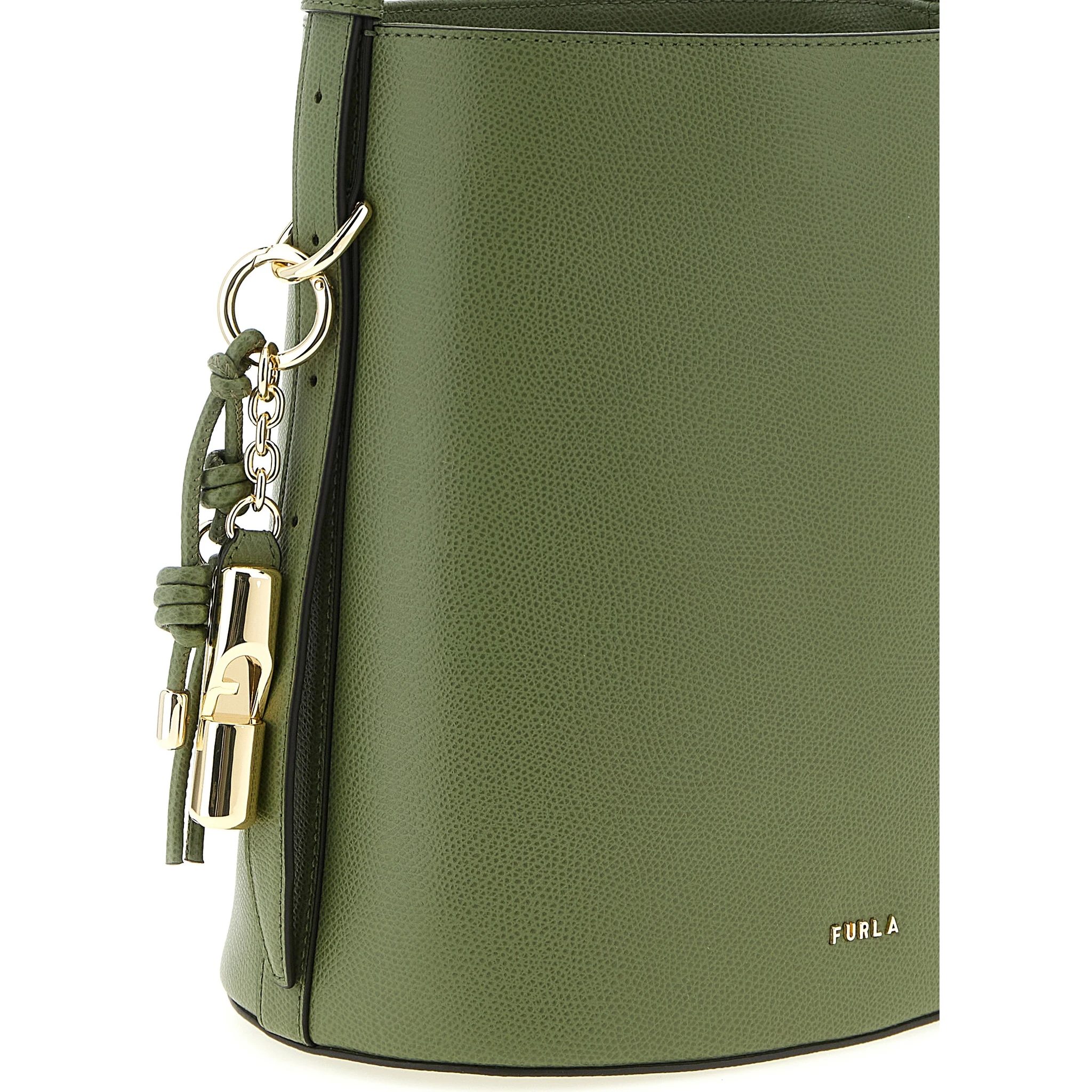 Bicolor Calfskin Shoulder Bag