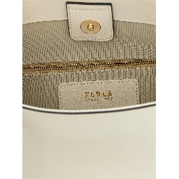 White Calfskin Shoulder Bag