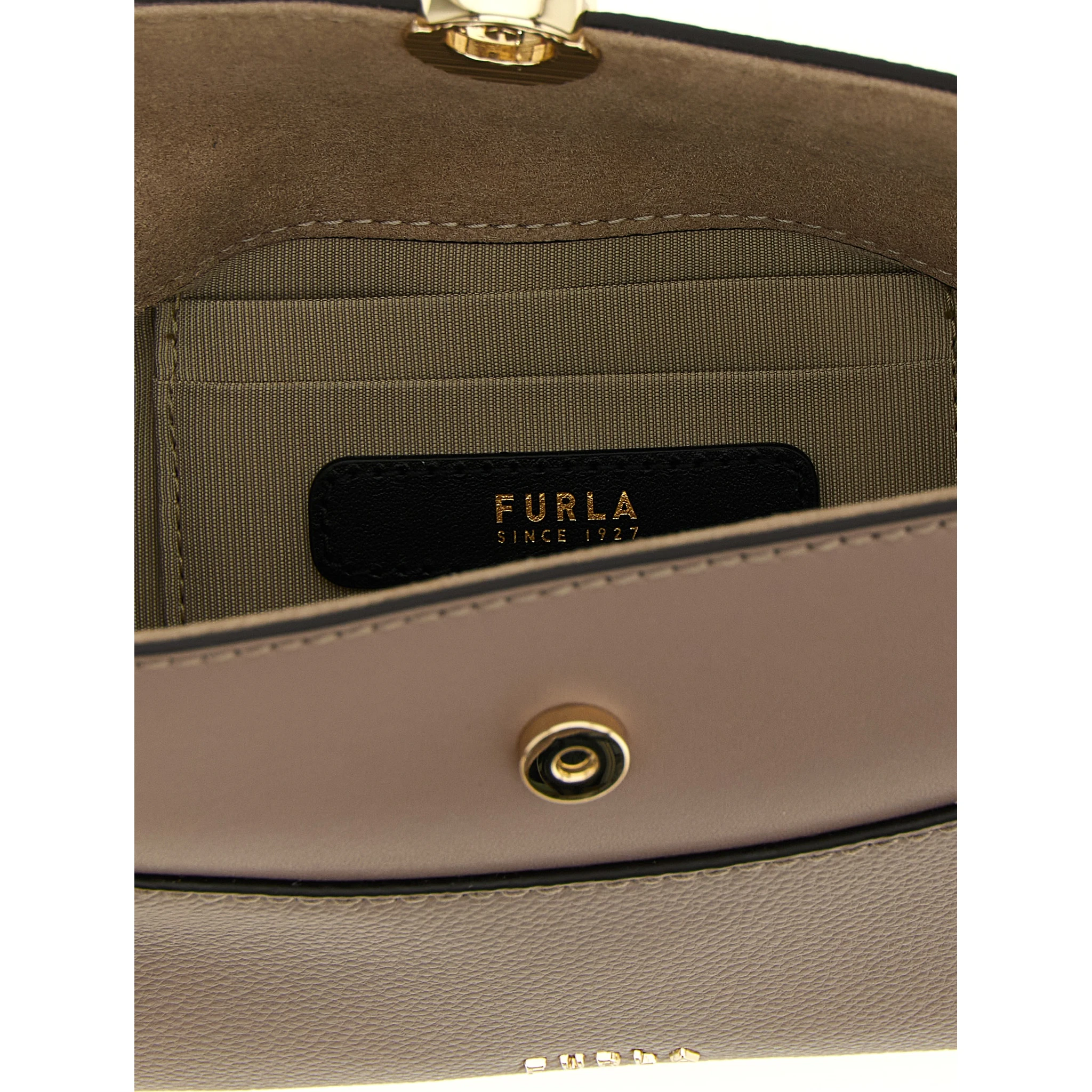Gray Calfskin Handbag