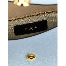 Blue Calfskin Crossbody Bag