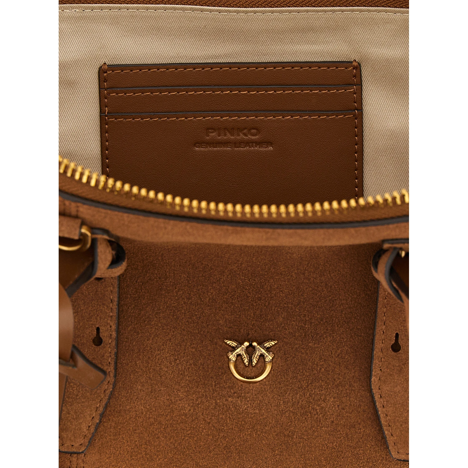 Brown Cowhide Shoulder Bag