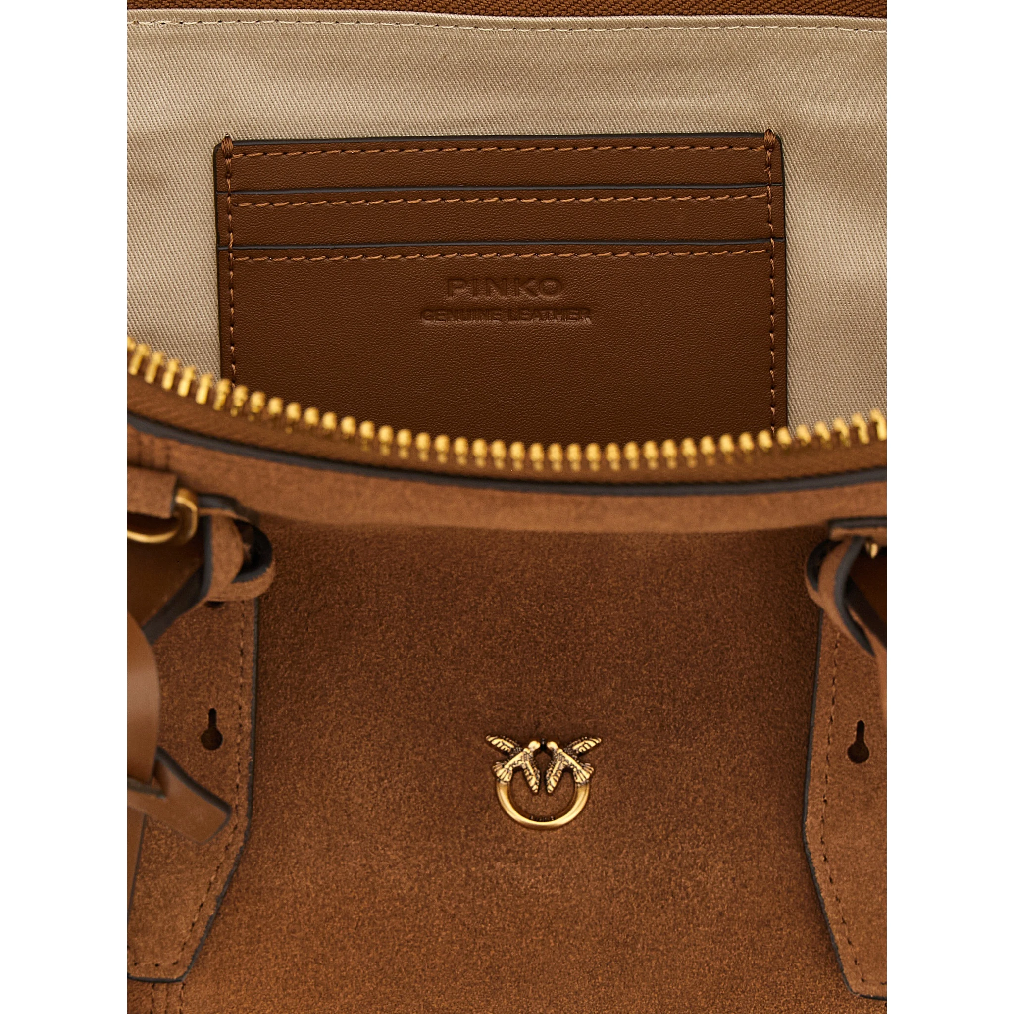 Brown Cowhide Shoulder Bag
