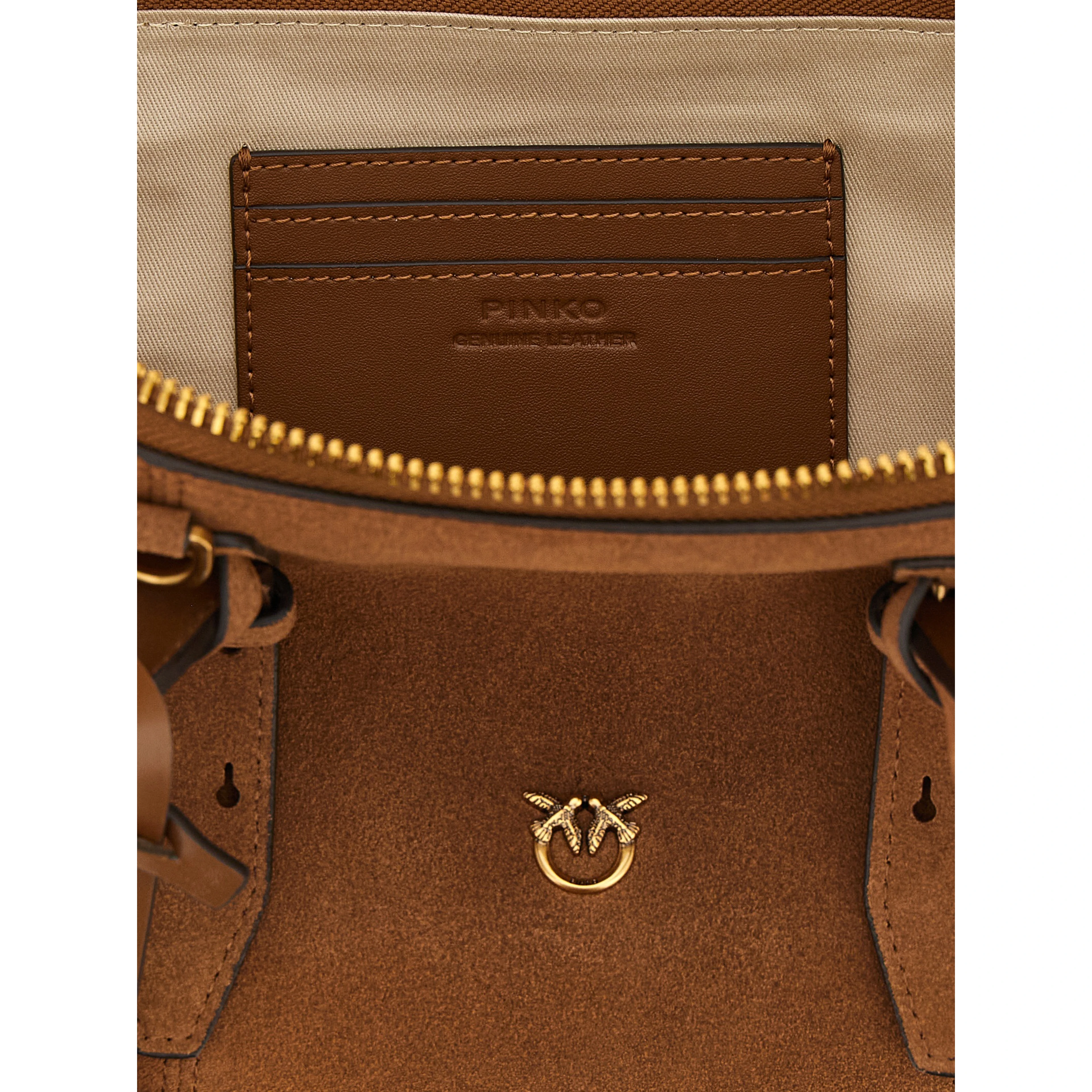Brown Cowhide Shoulder Bag