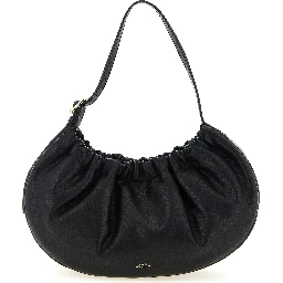 Black Polyethylene Shoulder Bag