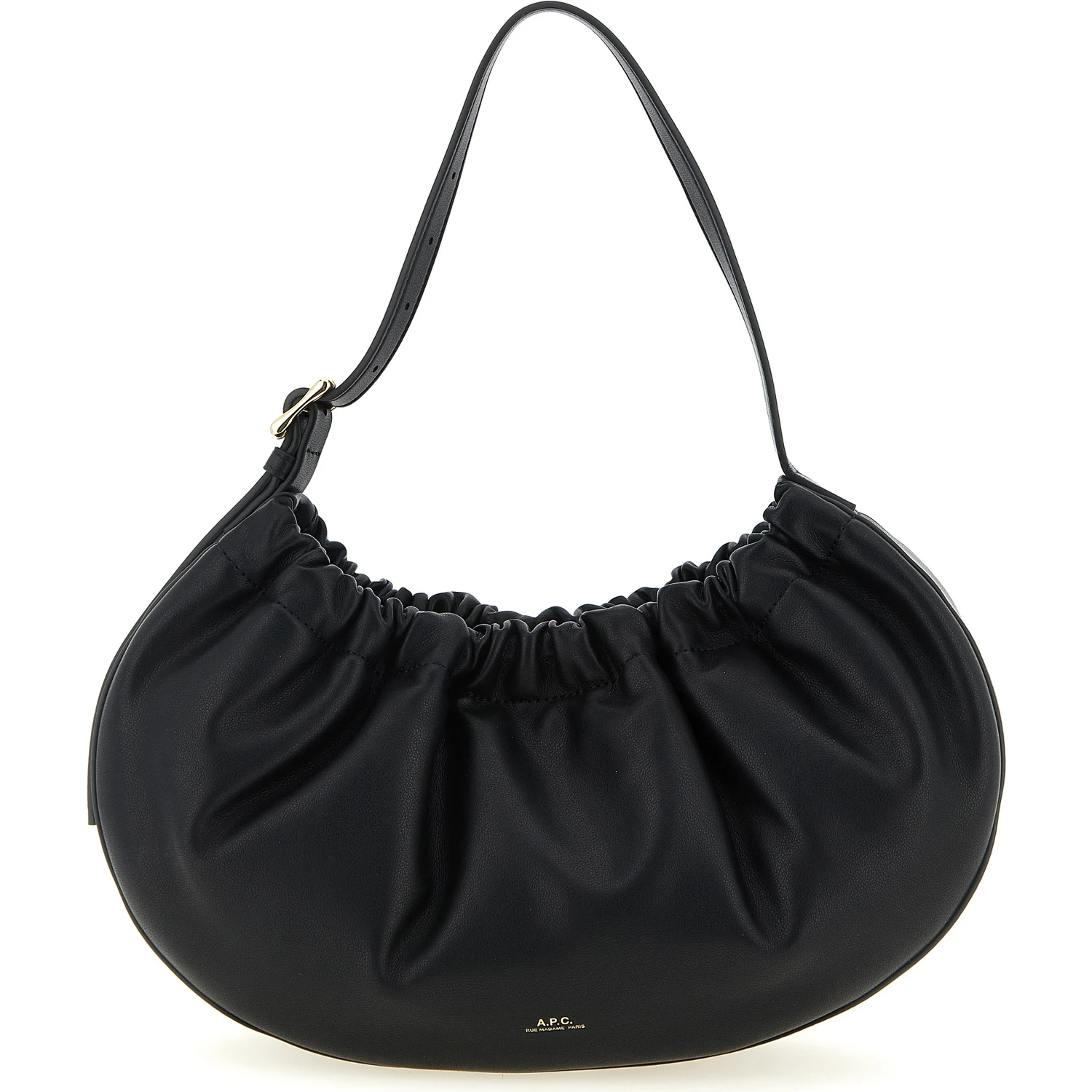 Black Polyethylene Shoulder Bag