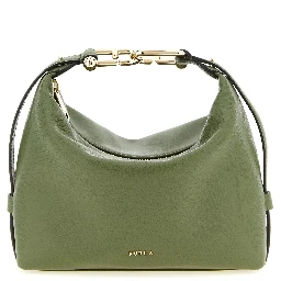 Bicolor Calfskin Shoulder Bag