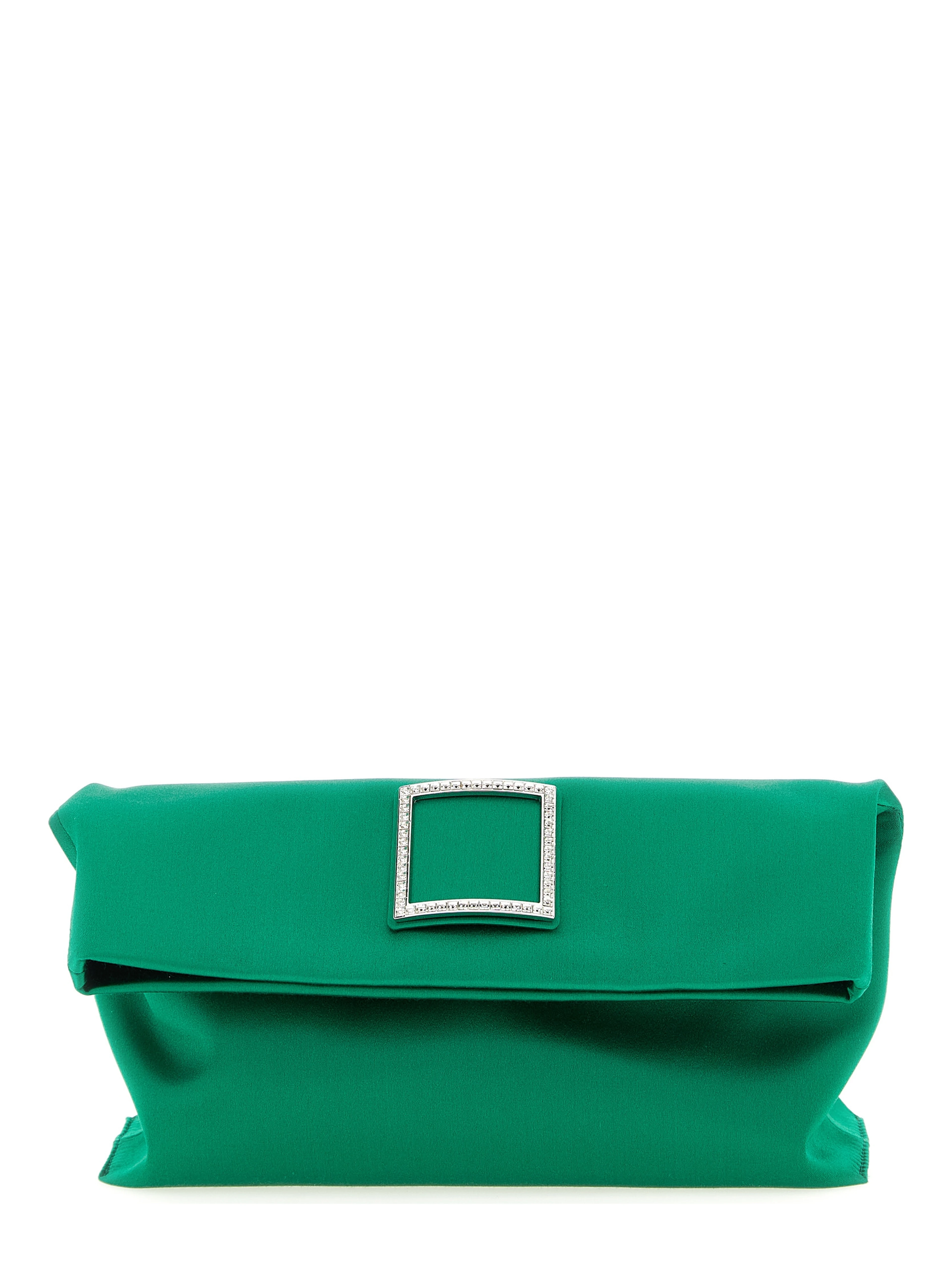 Bicolor Viscose Clutch Bag