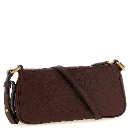 Bordeaux Cowhide Crossbody Bag