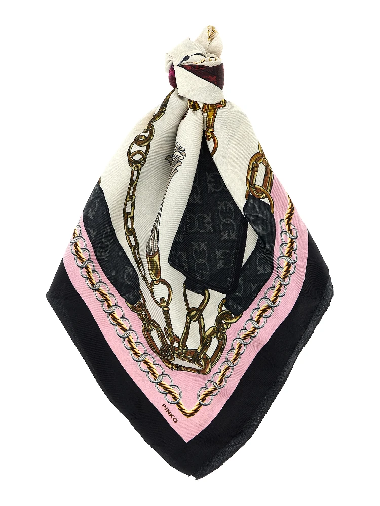Multicolor Viscose Foulard