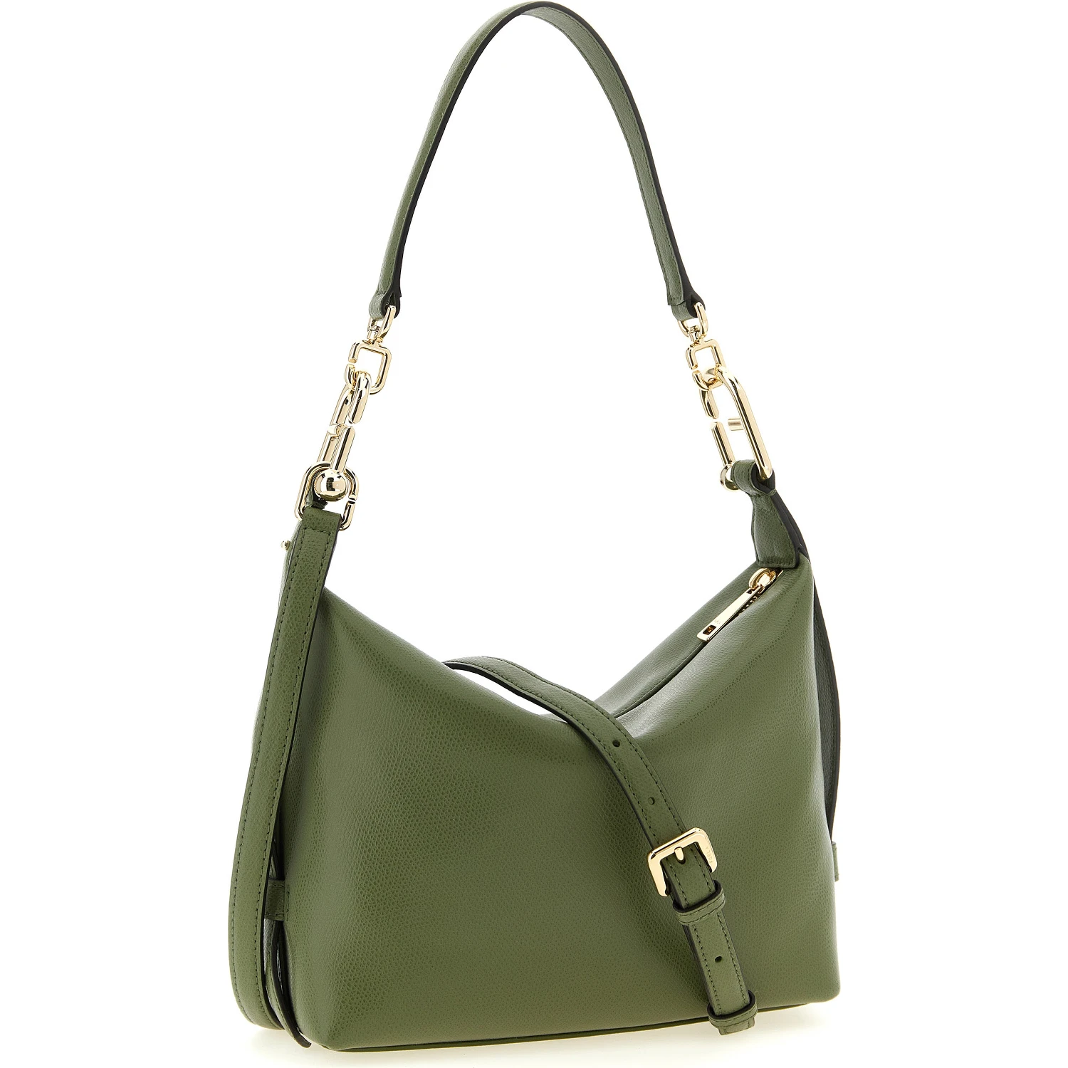 Bicolor Calfskin Shoulder Bag