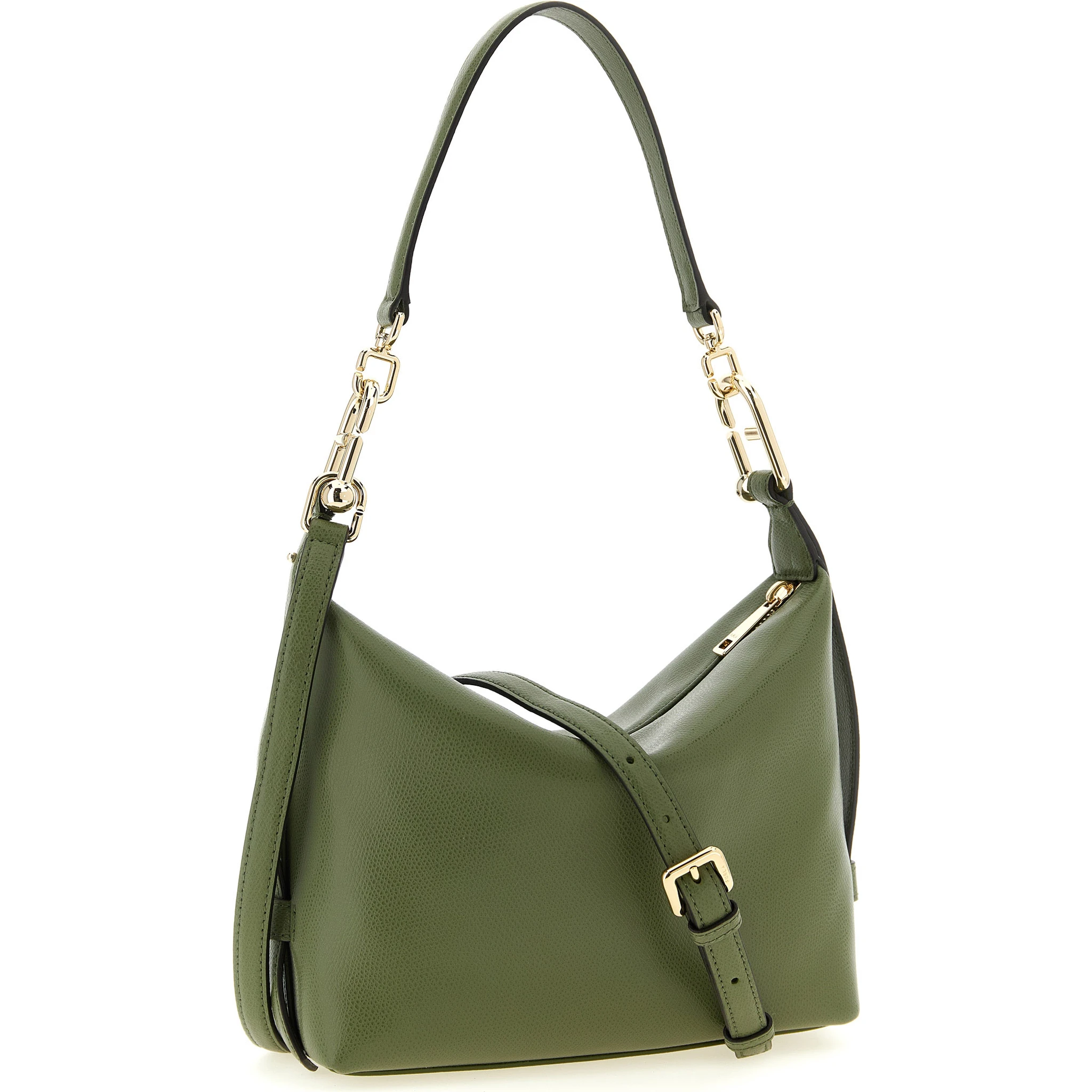 Bicolor Calfskin Shoulder Bag