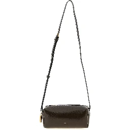 Brown Calfskin Crossbody Bag