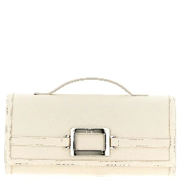 White Calfskin Clutch Bag