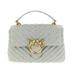 Gray Lambskin Handbag