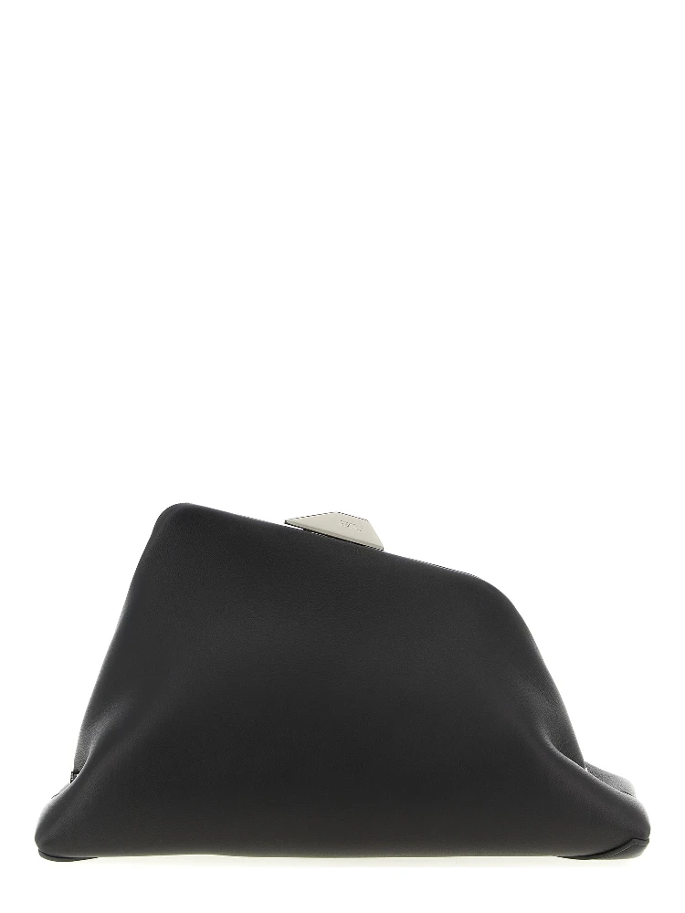 Black Leather Shoulder Bag