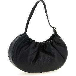 Black Polyethylene Shoulder Bag