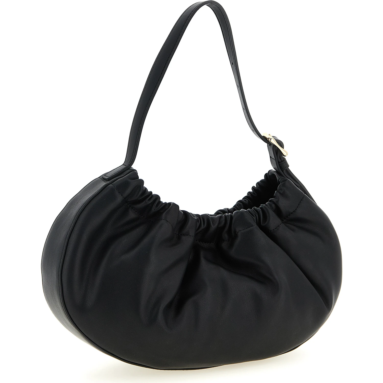 Black Polyethylene Shoulder Bag