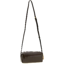 Brown Calfskin Crossbody Bag