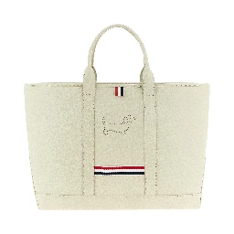 White Calfskin Tote Bag