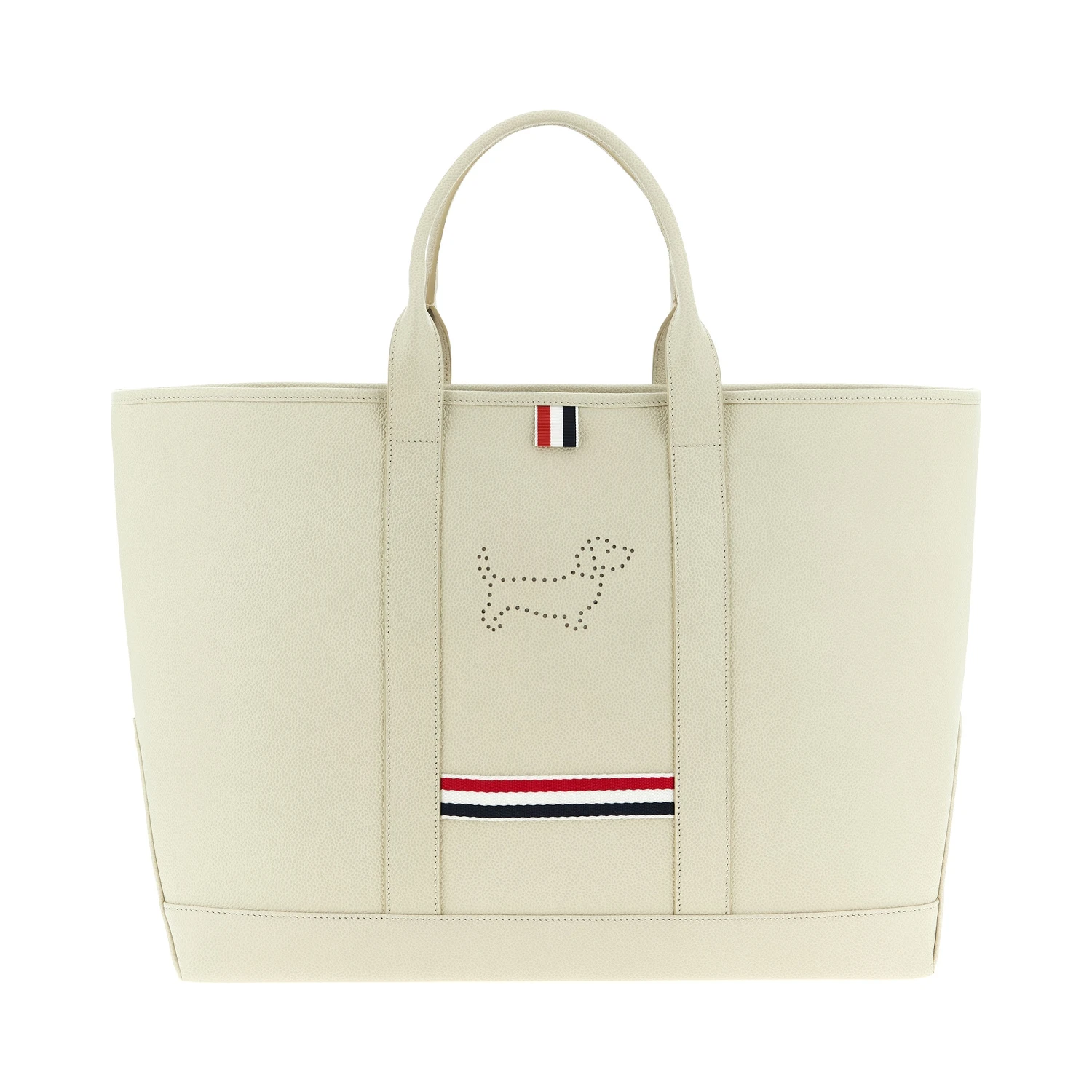 White Calfskin Tote Bag