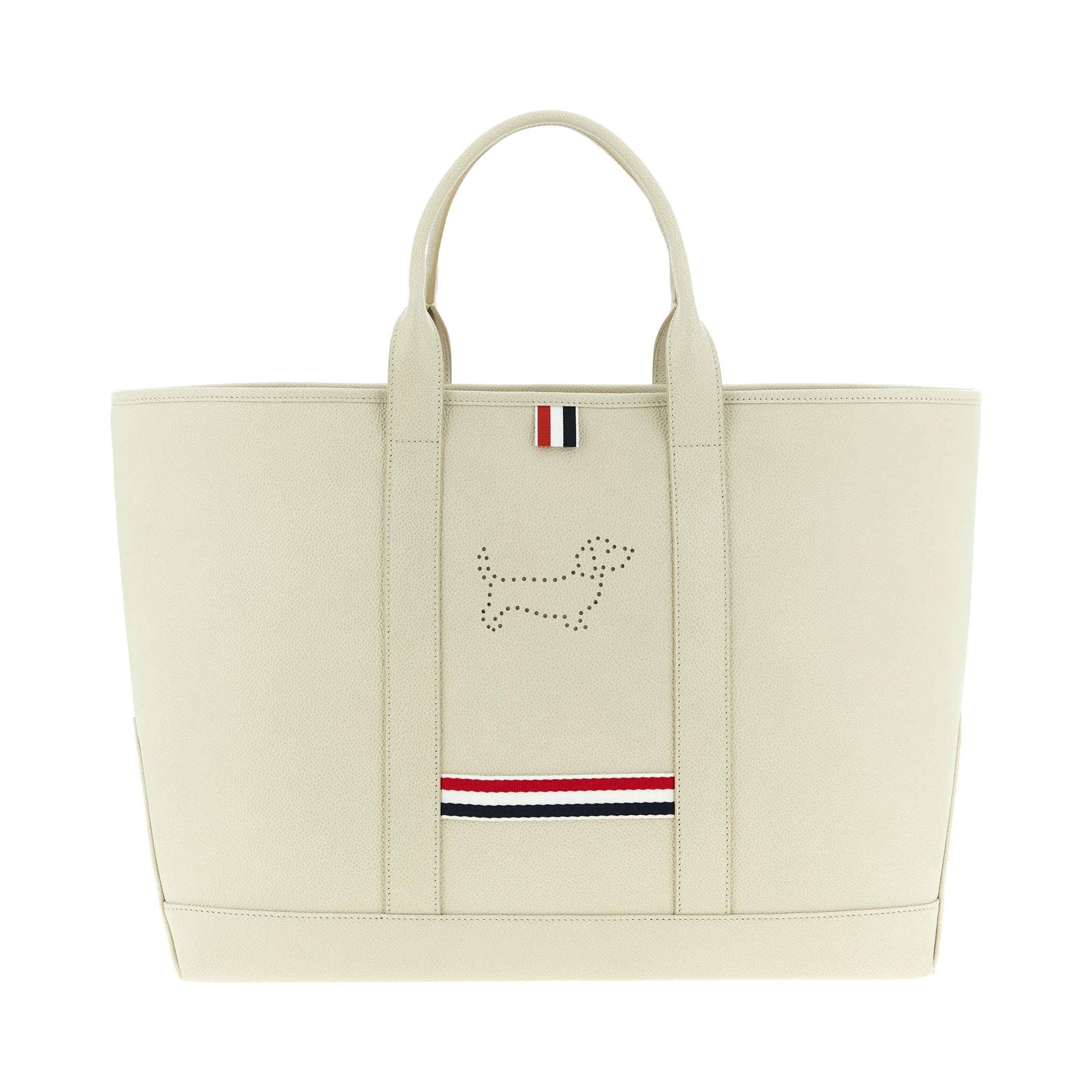 White Calfskin Tote Bag