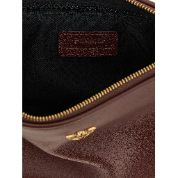 Bordeaux Cowhide Crossbody Bag