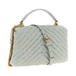 Gray Lambskin Handbag