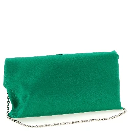 Bicolor Viscose Clutch Bag