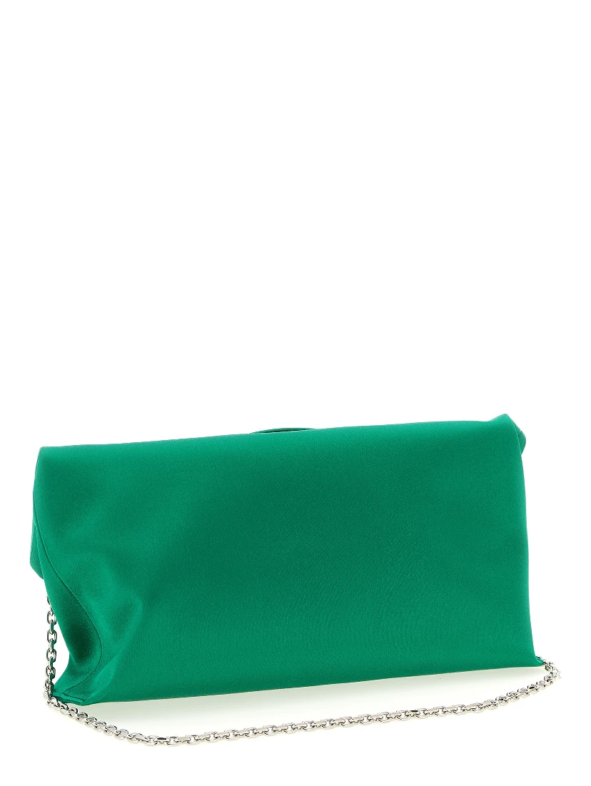 Bicolor Viscose Clutch Bag