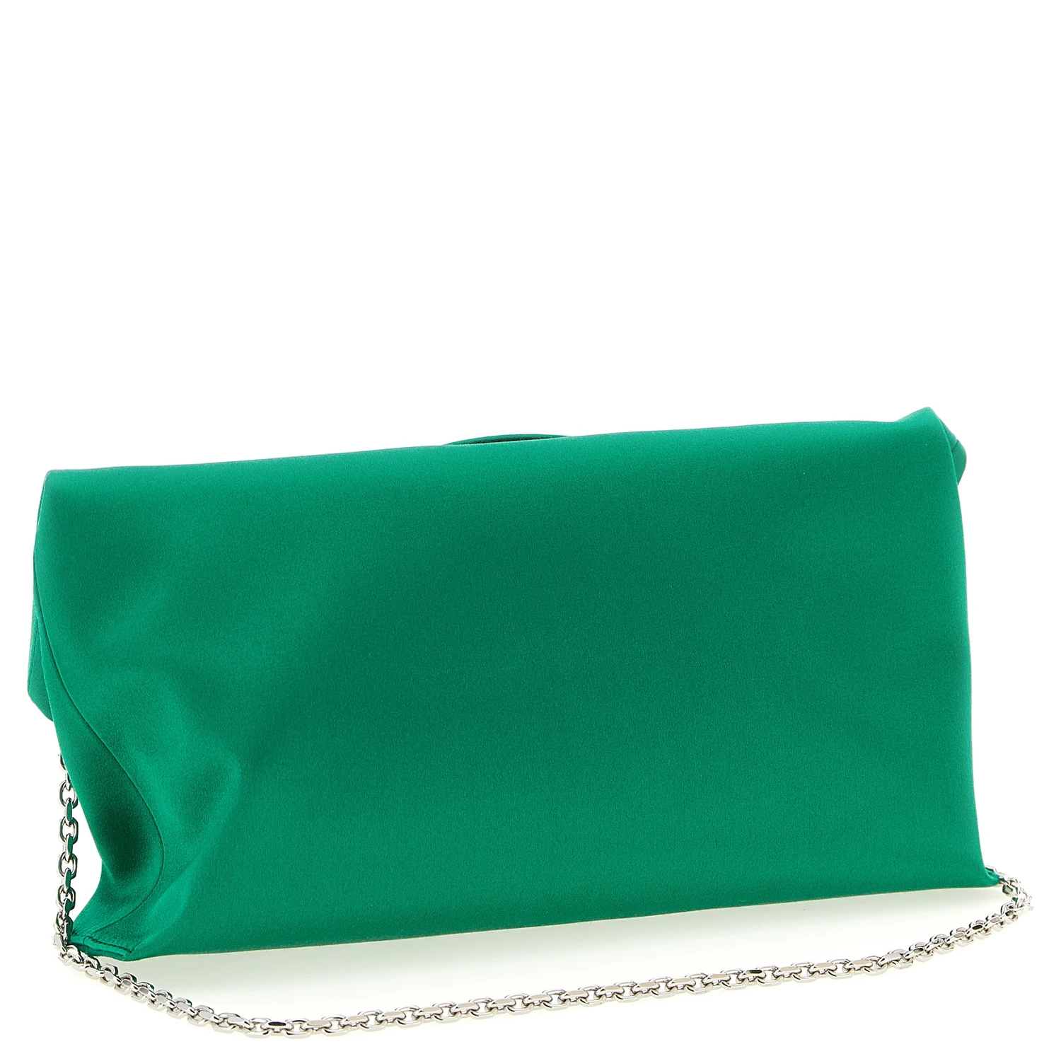 Bicolor Viscose Clutch Bag