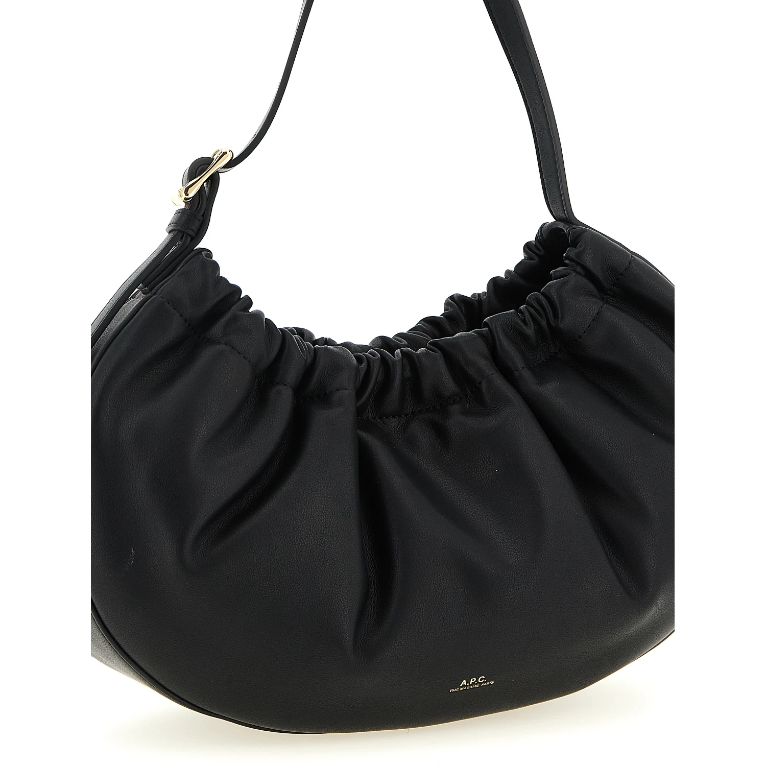 Black Polyethylene Shoulder Bag