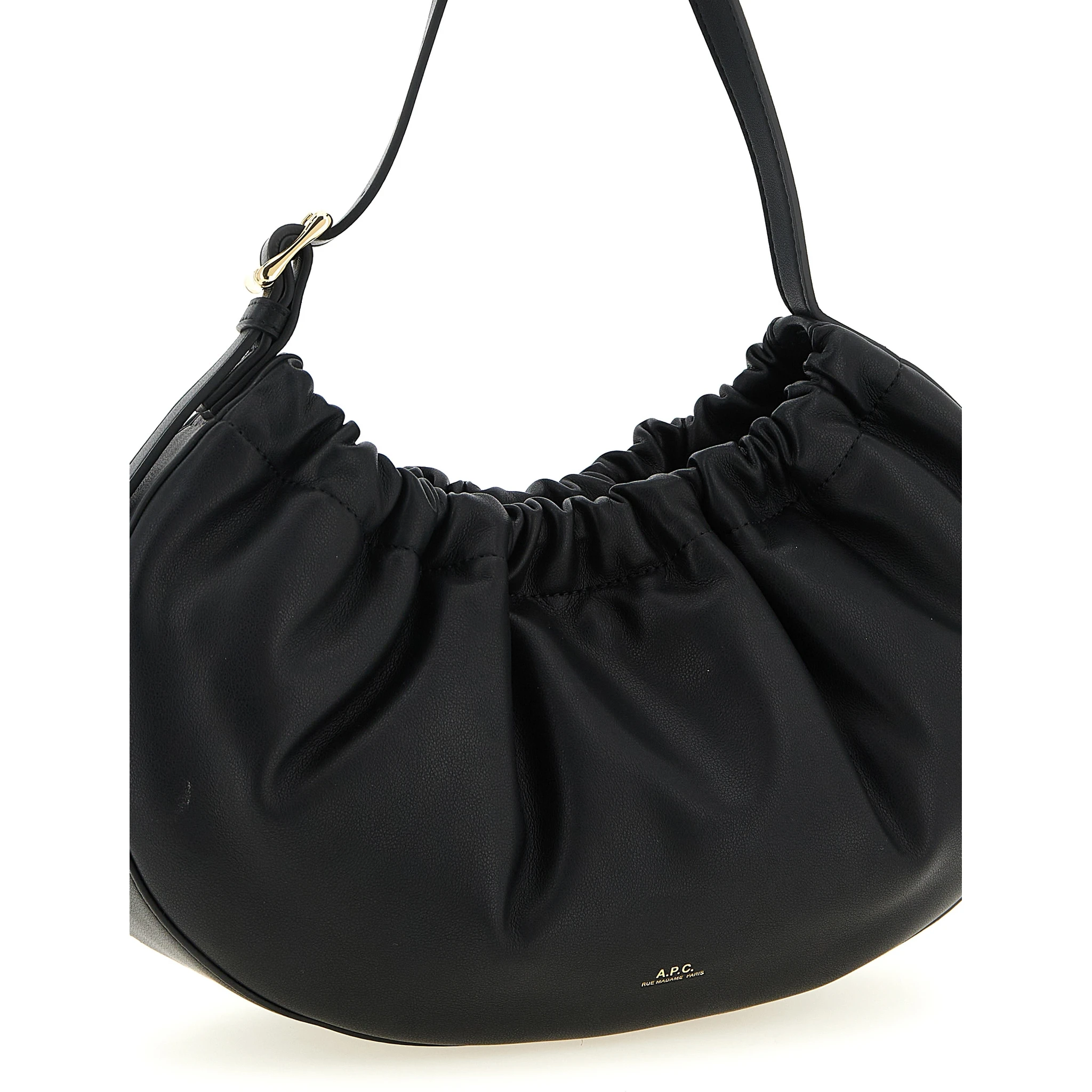 Black Polyethylene Shoulder Bag