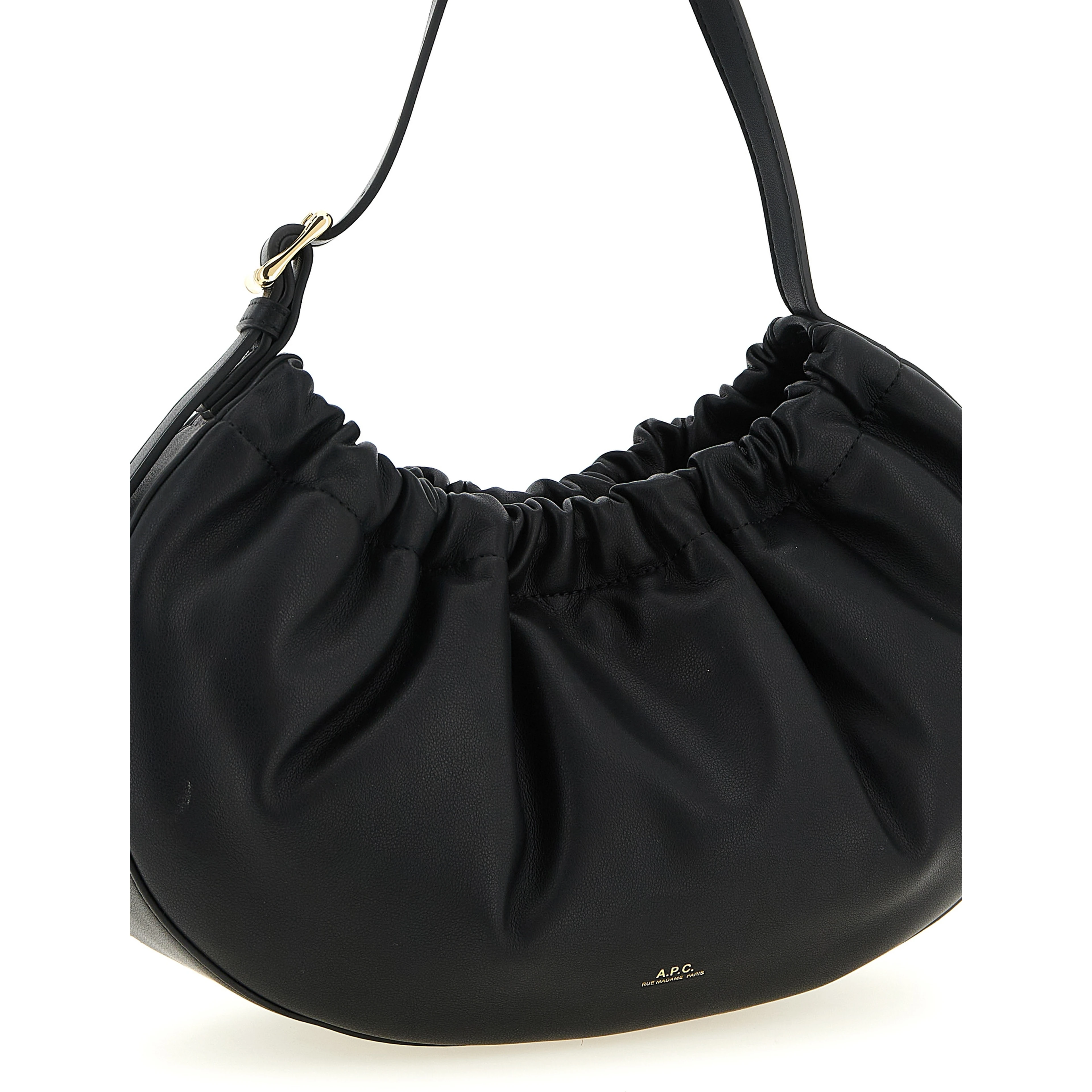 Black Polyethylene Shoulder Bag