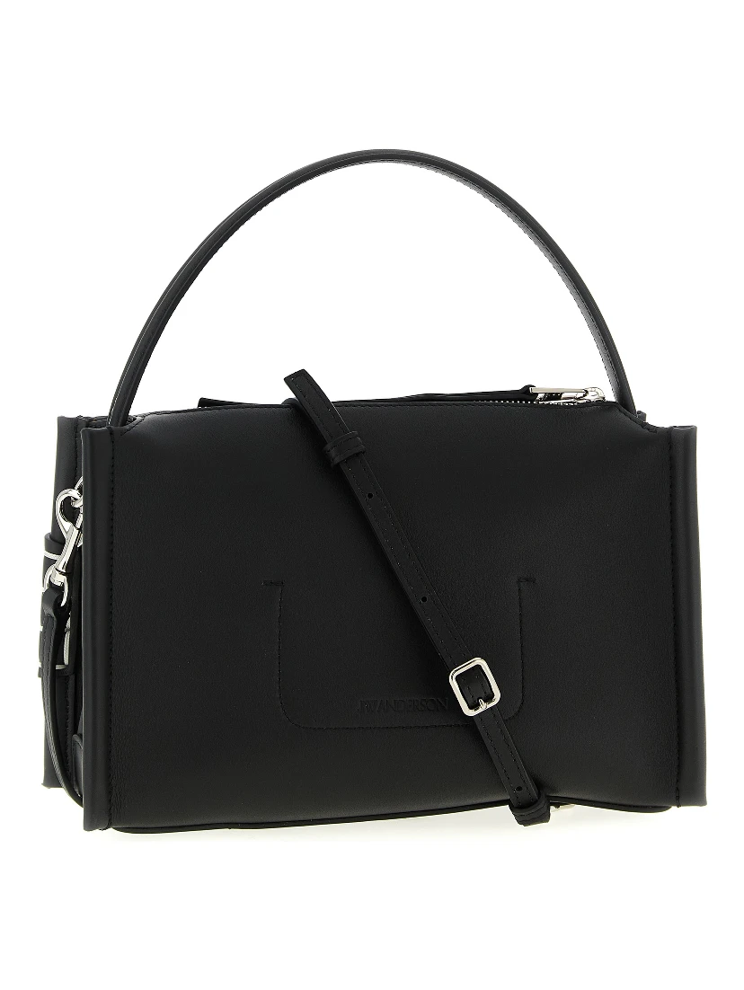 Black Calfskin Shoulder Bag