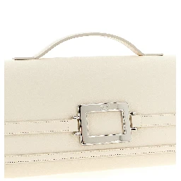 White Calfskin Clutch Bag