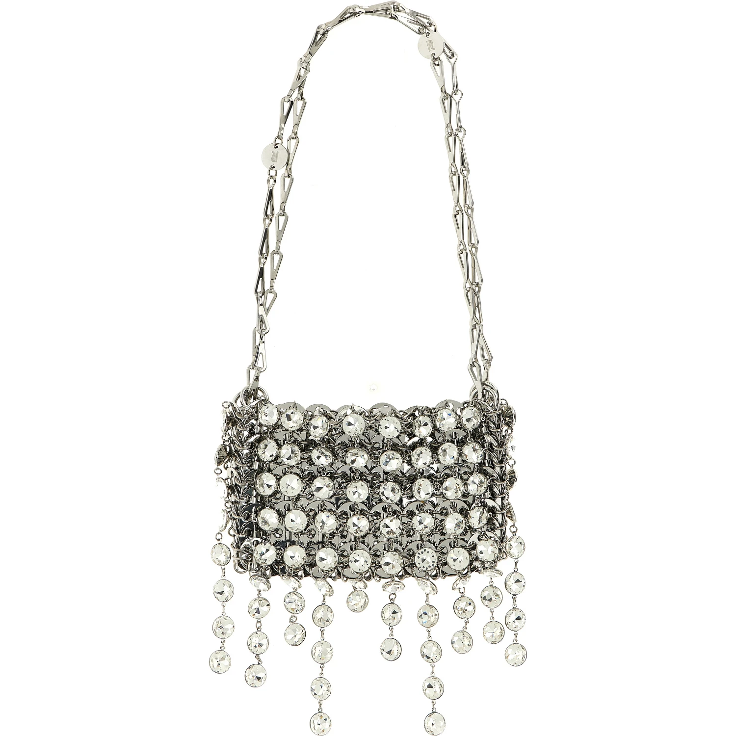 Silver Brass Shoulder Bag