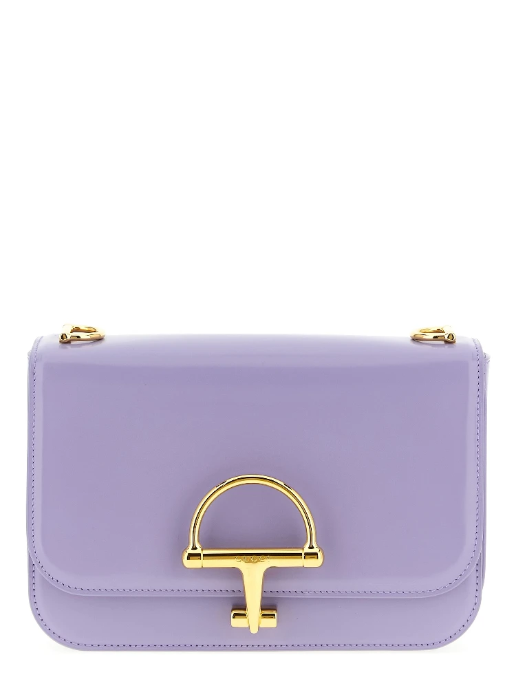 Purple Calfskin Shoulder Bag