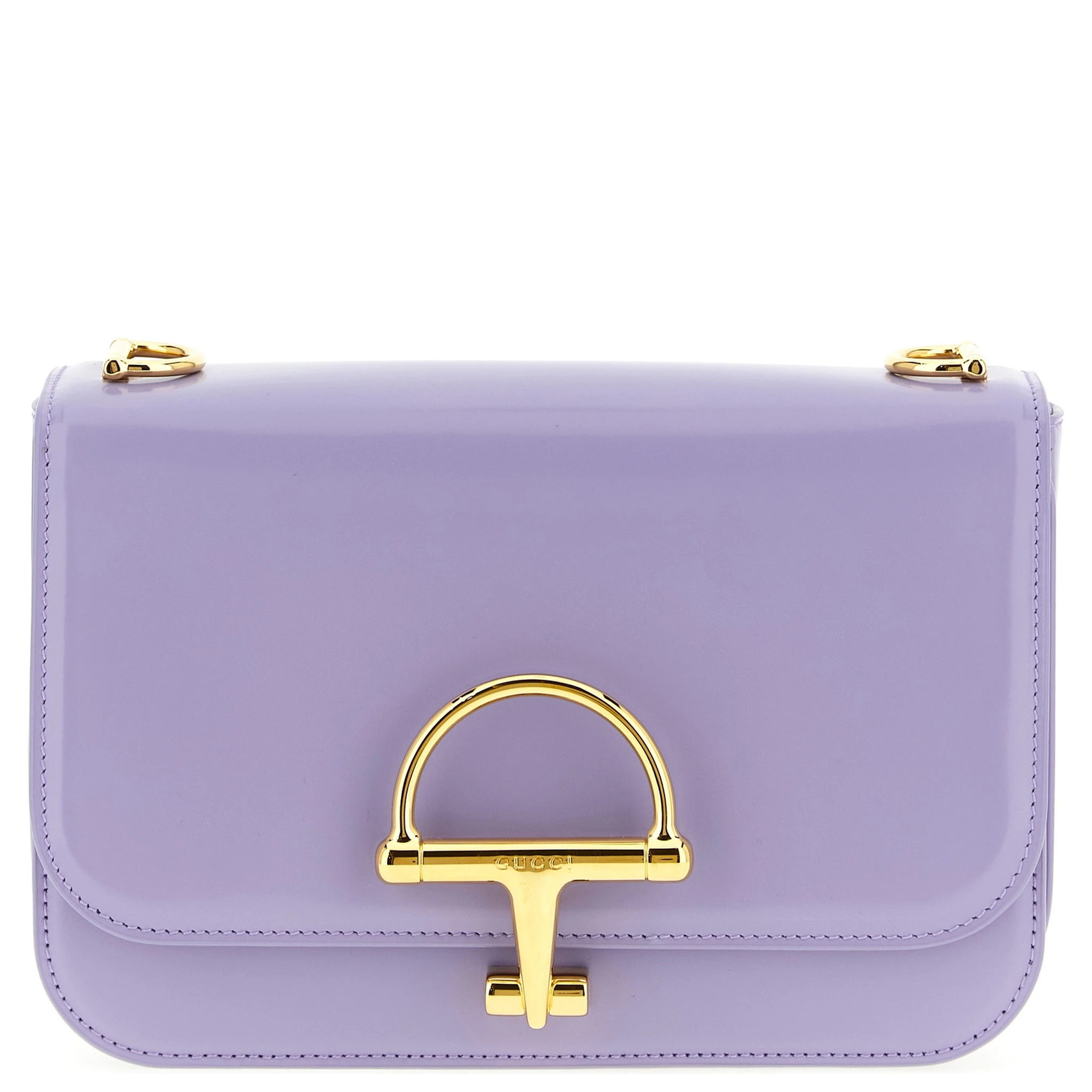 Purple Calfskin Shoulder Bag