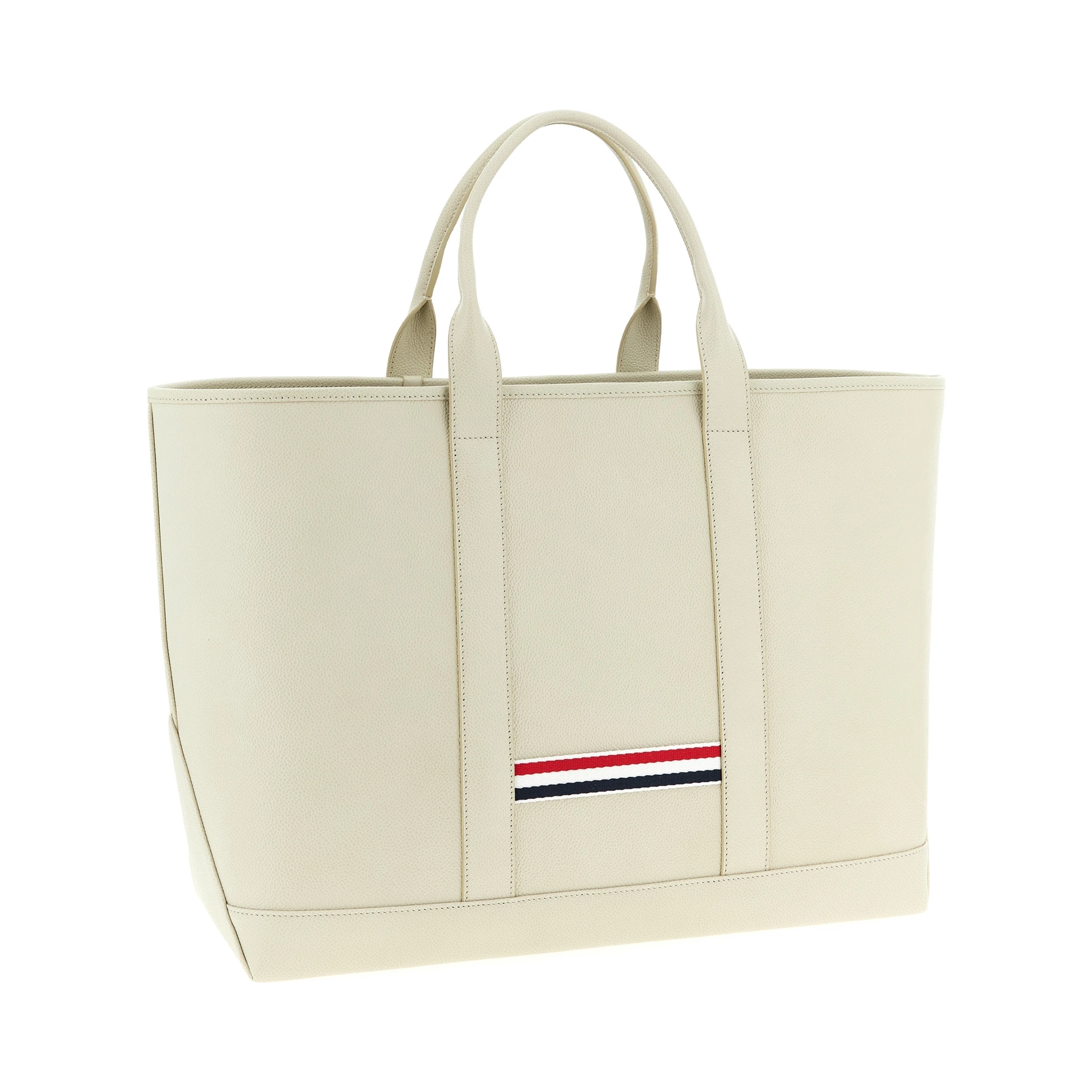 White Calfskin Tote Bag