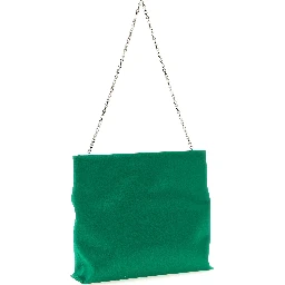 Bicolor Viscose Clutch Bag