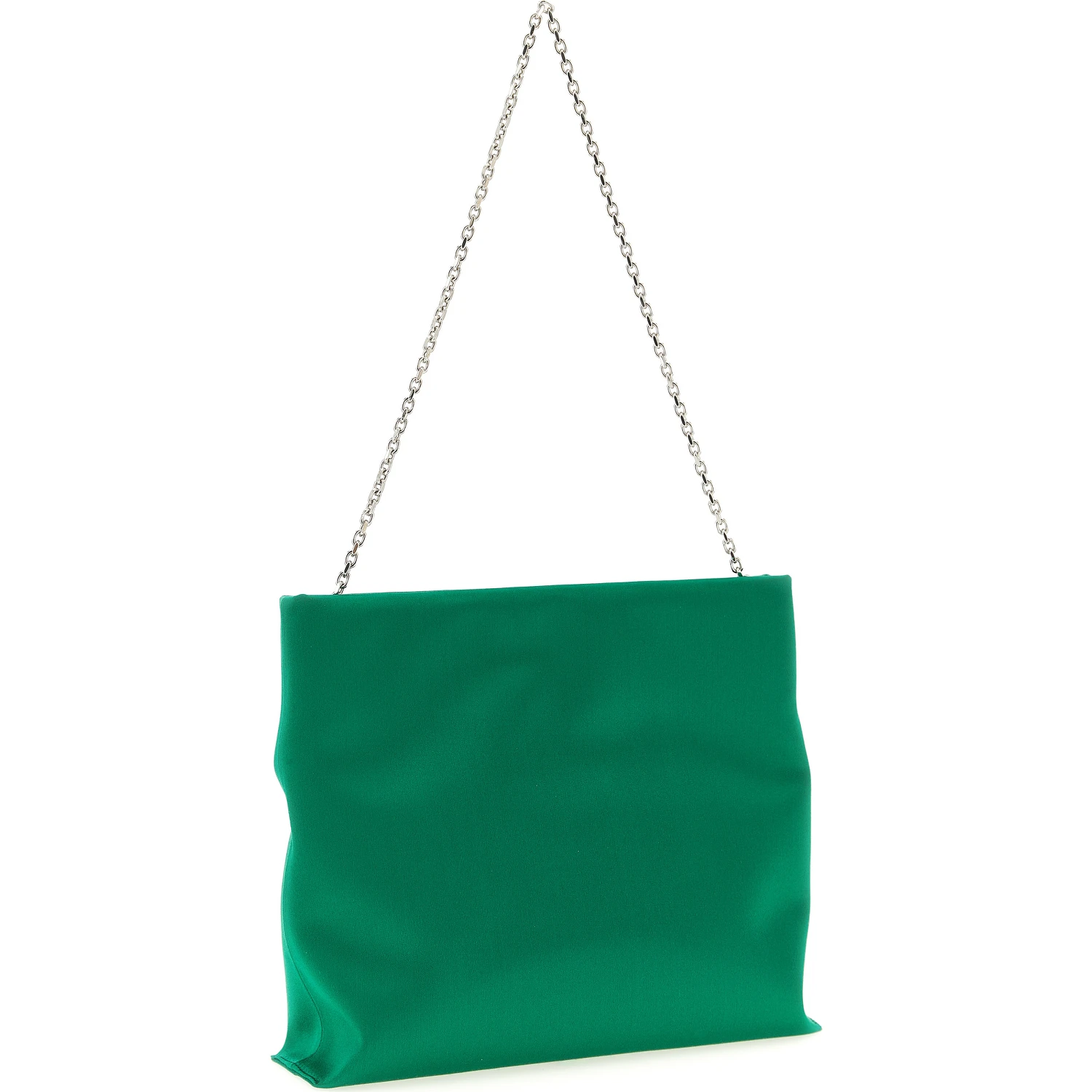 Bicolor Viscose Clutch Bag