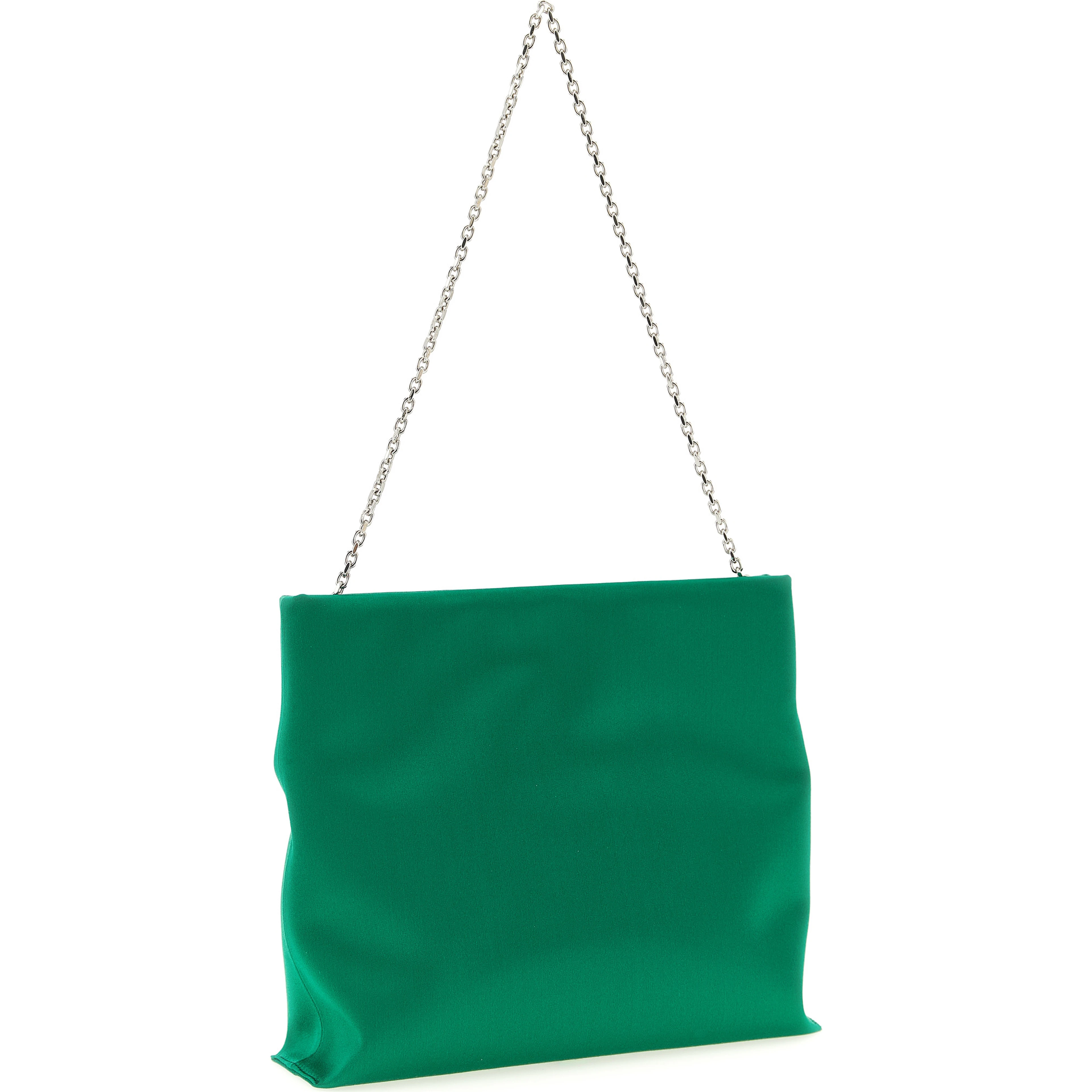 Bicolor Viscose Clutch Bag