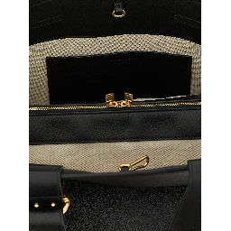 Black Calfskin Tote Bag